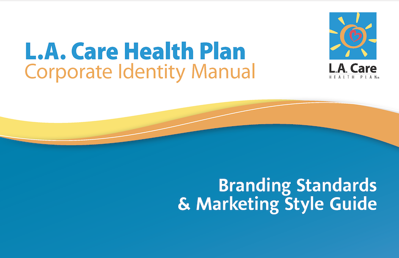 L.A. Care corporate identity system